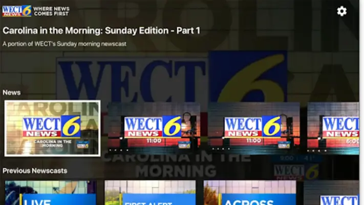 WECT 6 Local News android App screenshot 1